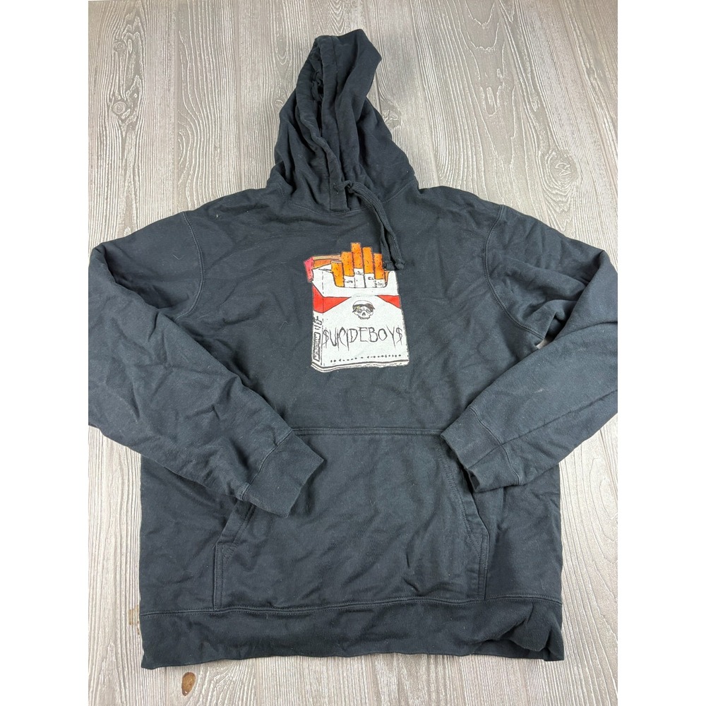 Suicide Boys Graphic Hoodie Port & Company Black Pullover Sweatshirt Mens Large